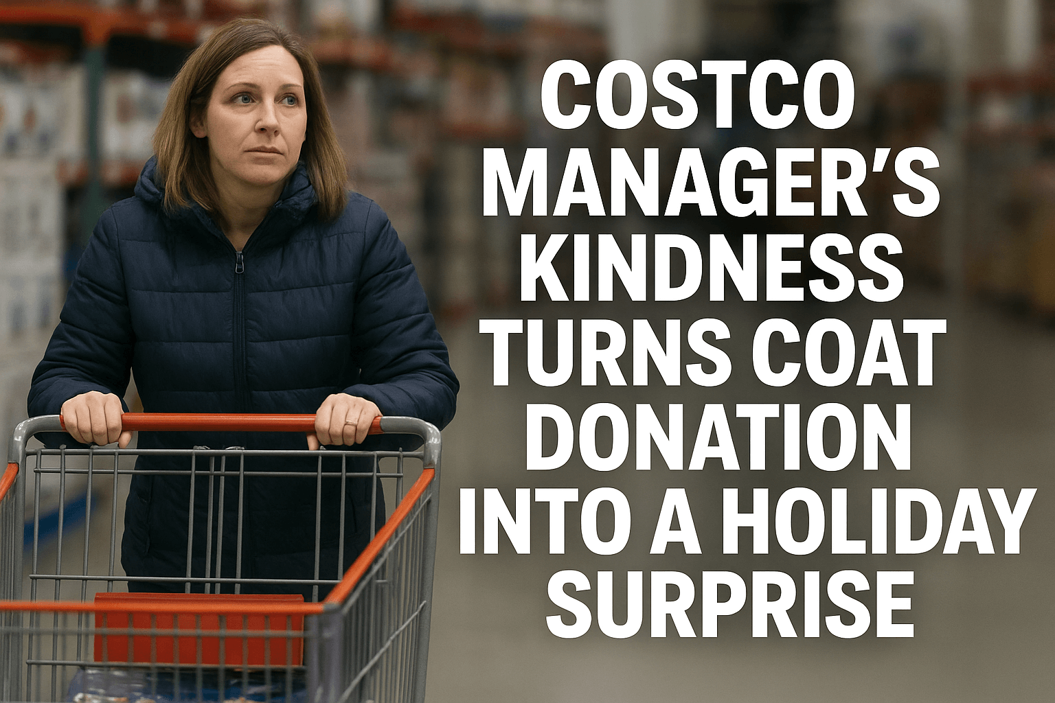 A Costco Manager’s Unexpected Kindness Turns a Coat Donation Into a Holiday Surprise